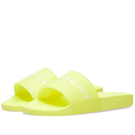 givenchy yellow slides|givenchy sandals size chart.